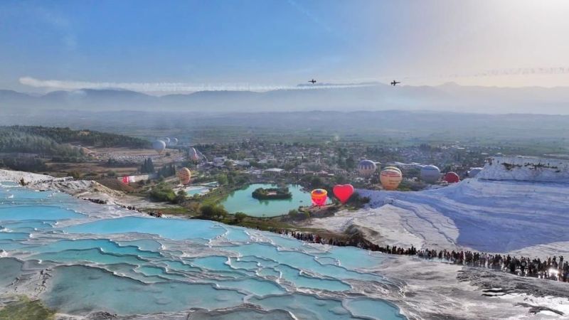 Pamukkale 2023’te Ziyaretçi Rekoru Kırdı