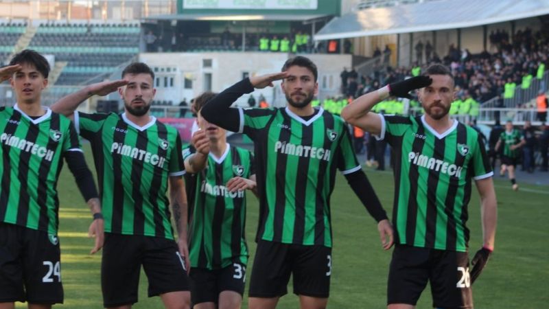 TFF 2. Lig: Denizlispor: 1 - Amedspor: 1