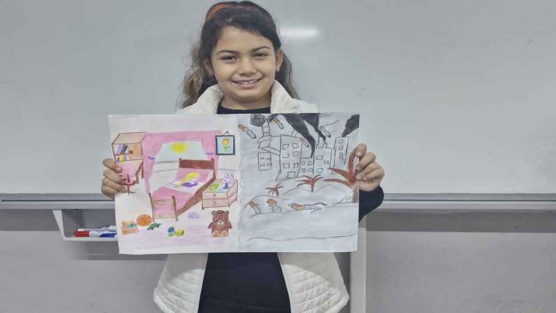 Minik Erva, Gazze’deki Çocuklara Yardım Elini Uzattı