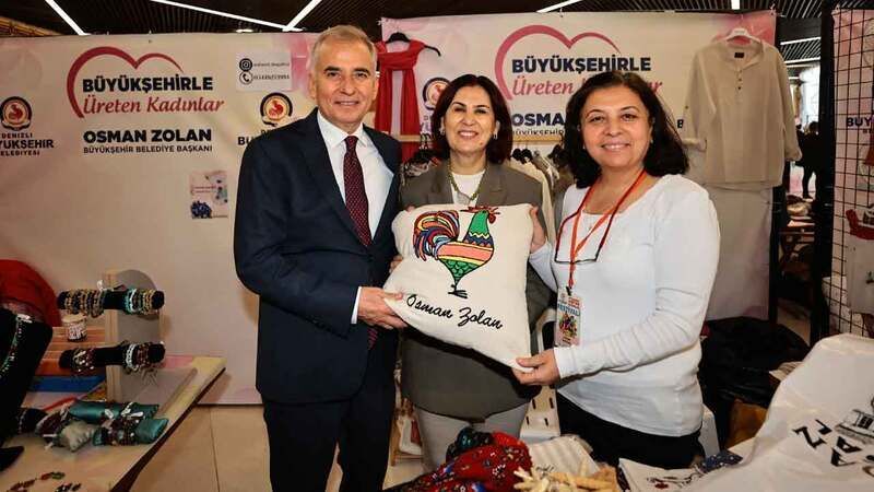 Denizli’de Üreten Kadın Festivaline Yoğun İlgi