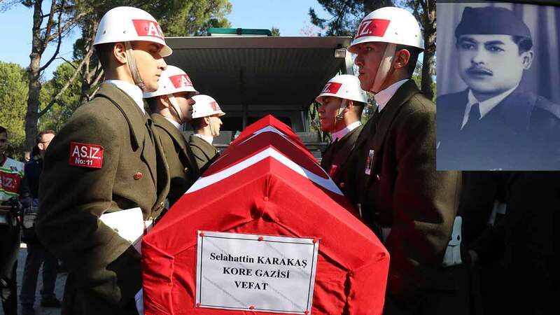 Denizli'nin Kahramanı, Kore Gazisi Selahattin Karakaş Son Yolculuğuna Uğurlandı