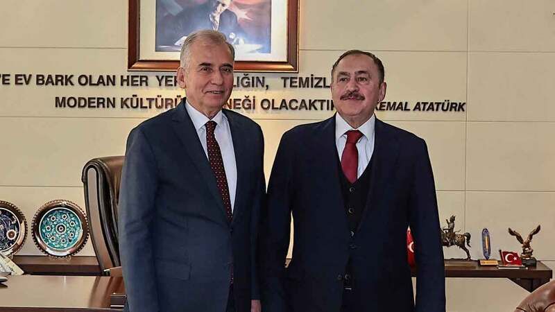 Veysel Eroğlu, Osman Zolan'ı Ziyaret Etti