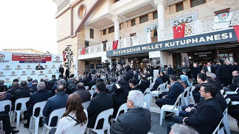 Denizli Büyükşehir Millet Kütüphanesi Hizmete Açıldı