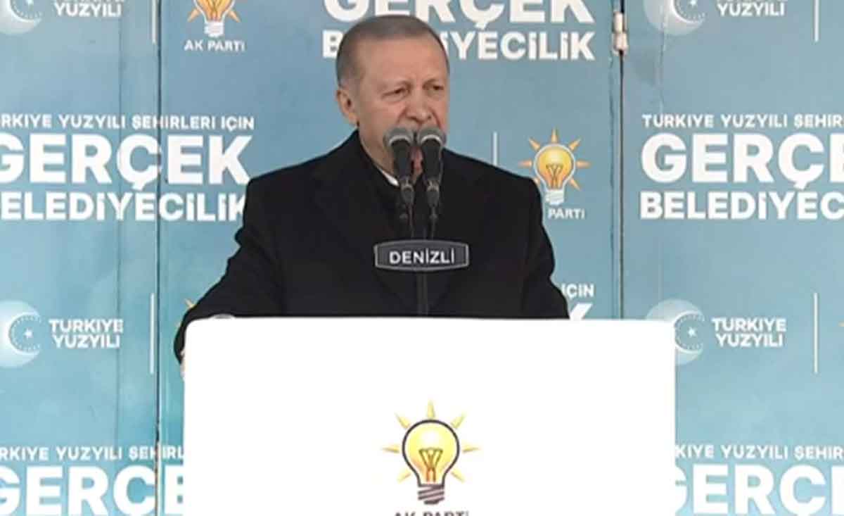 Cumhurbaskani Erdogan Denizlide