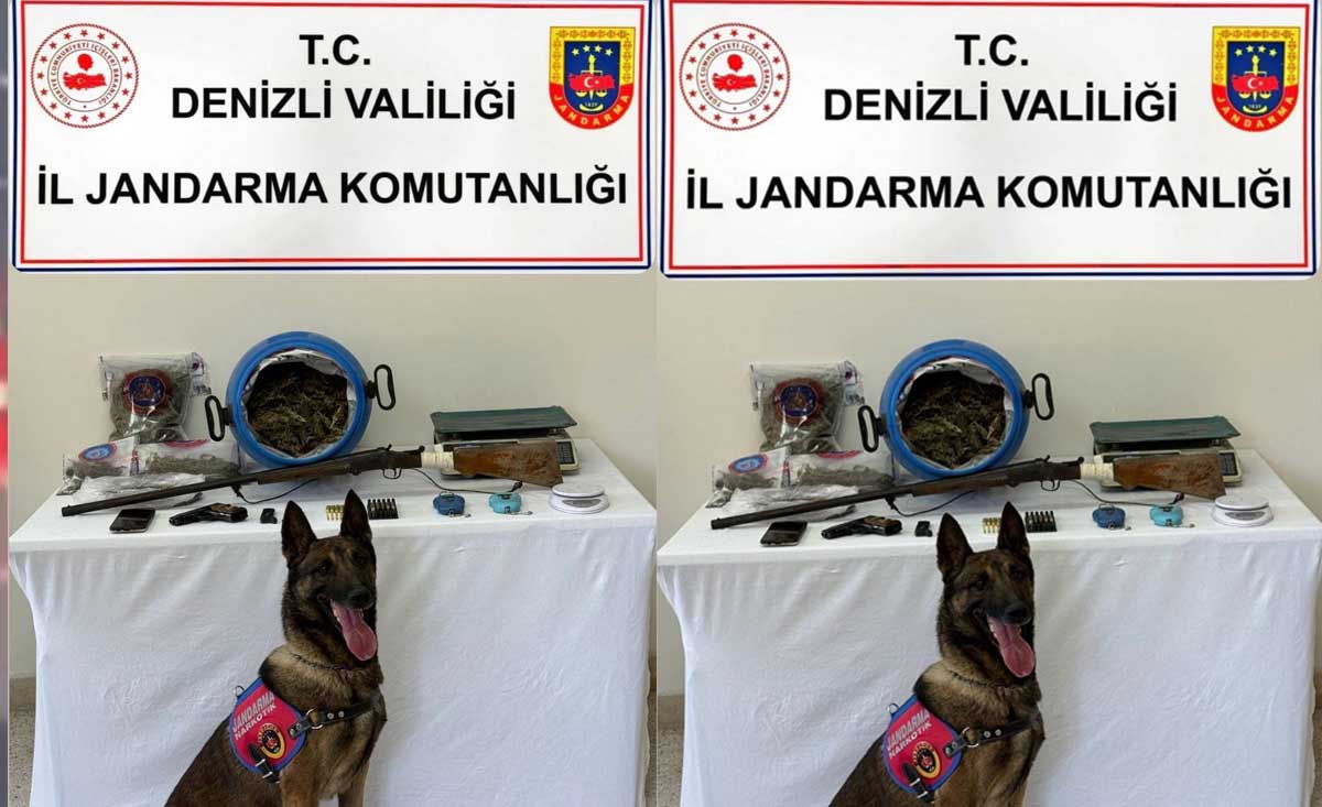 Denizli’de Uyuşturucu Baskını! Altı Buçuk Kilo Ele Geçirildi!2