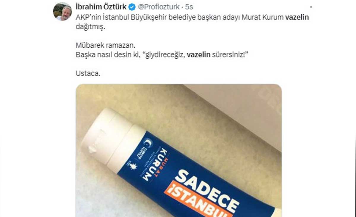 Murat Kurum Mitingde Vazelin Mi Dagitti3