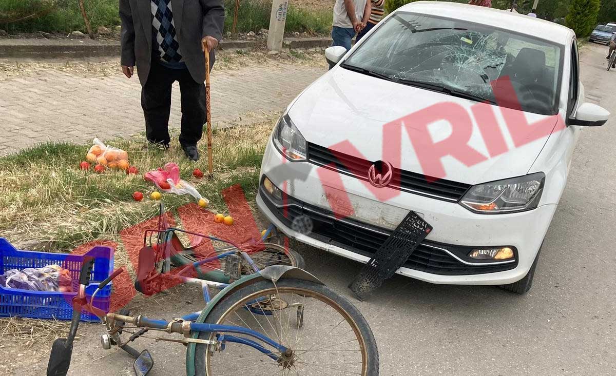 Çivril’de Kaza! Otomobil Bisikletli Yaşlı Adam Çarptı1