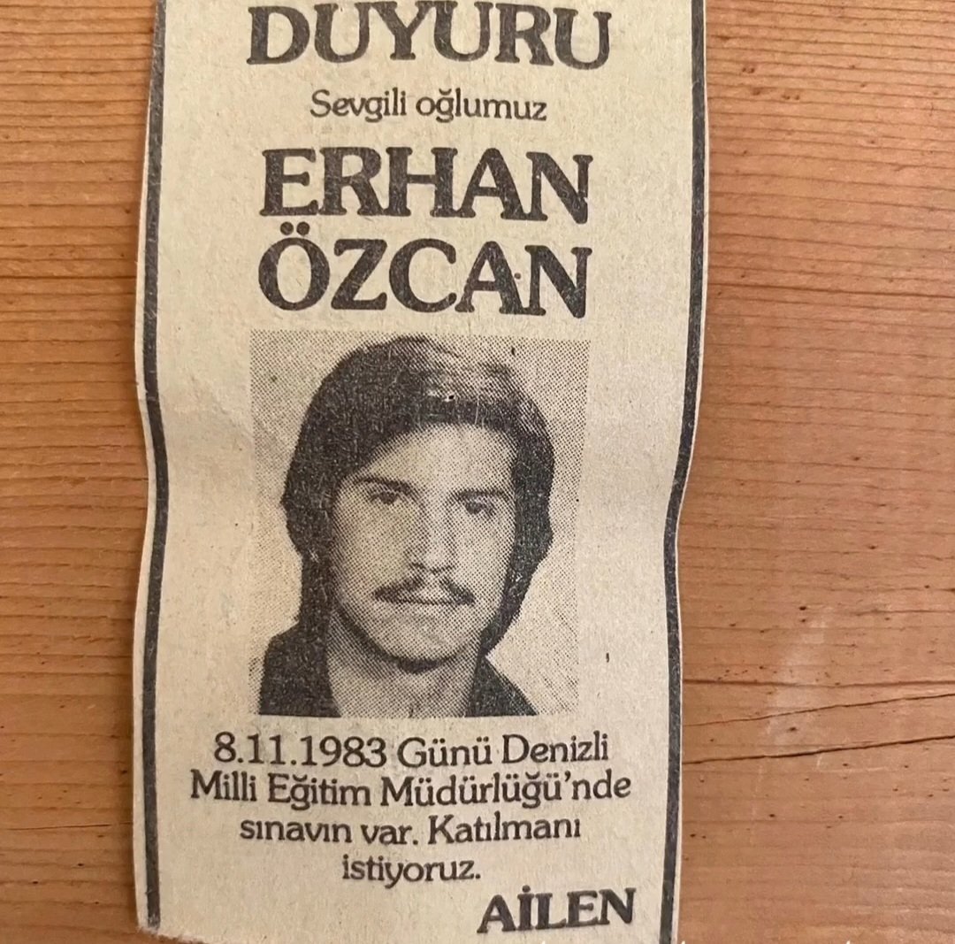 Ogullarinin Denizlideki Sinava Girmesi Icin Gazeteye Ilan Veren Aile Gundem Oldu1