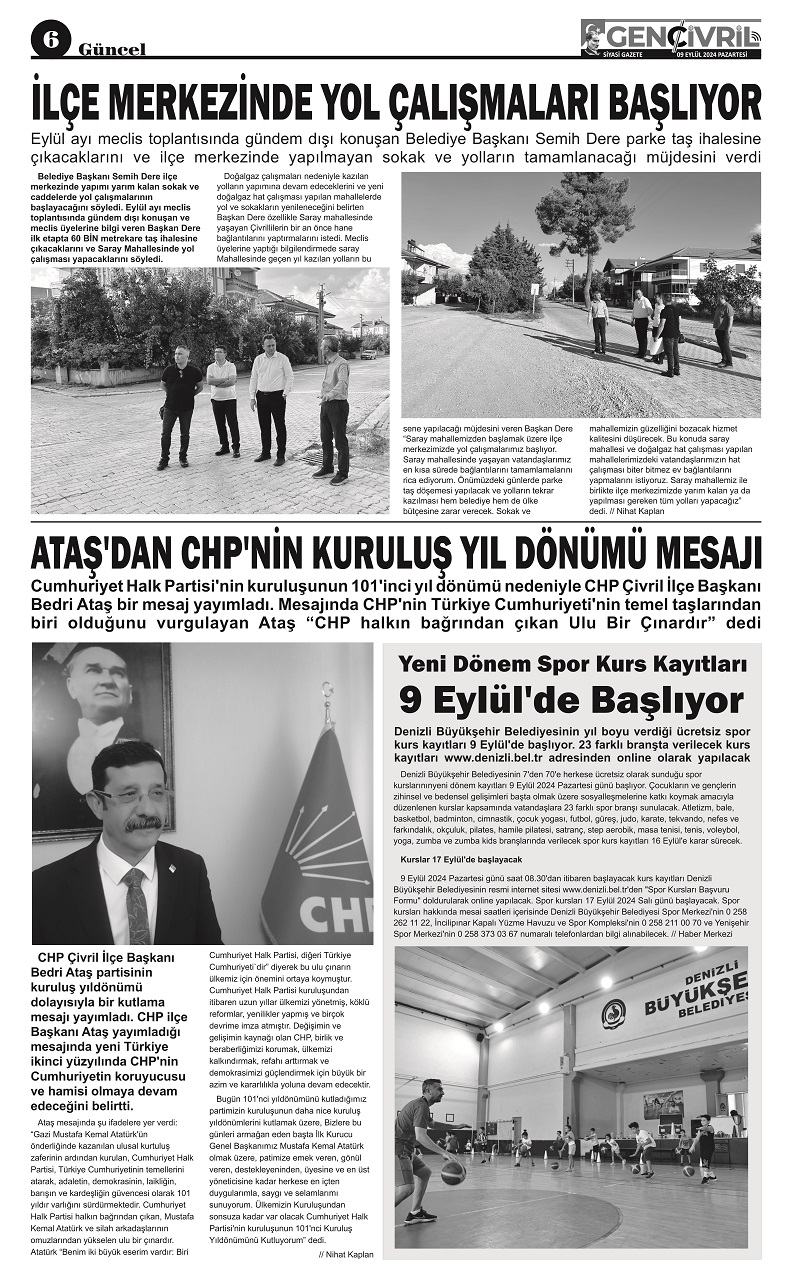 genç çivril gazetesi 6-7