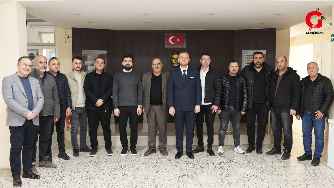 Çivril Esnaf Odası Başkanı Gürol Mutlu Başkan Semih Dere Ve Kaymakam Fatih Cıdıroğlunu Ziyaret Etti3