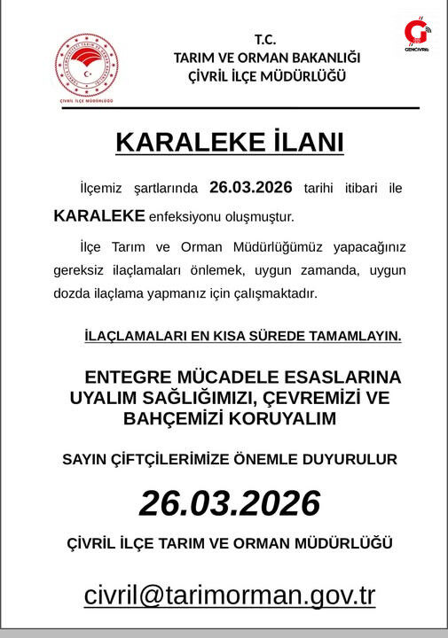 Çivril Ilçe Tarım Elma Üreticisini Kara Lekeye Karşı Uyardı 1