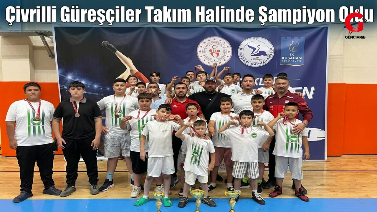 Çivrilli Güreşçiler Kuşadası’ndan Şampiyonlukla Döndü