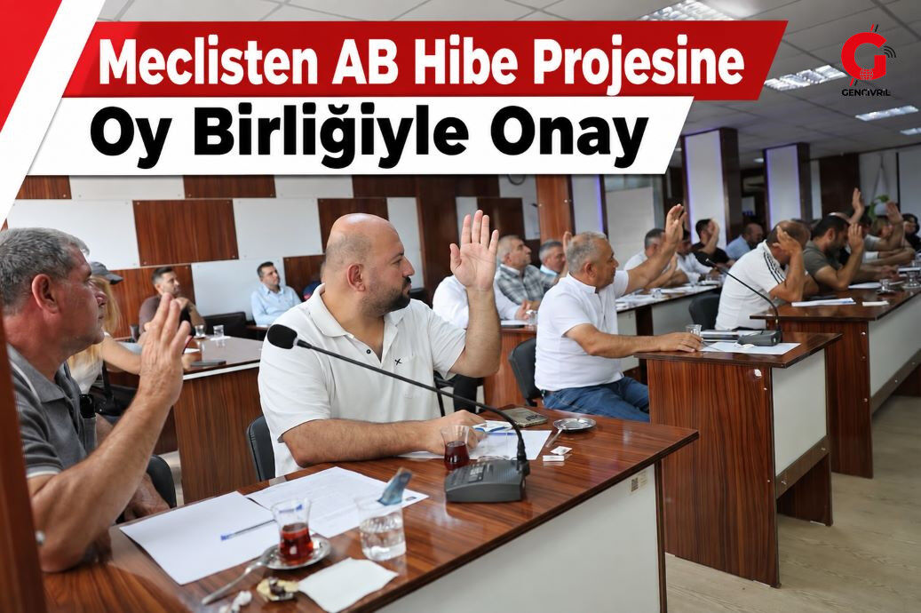 Başkan Dere'ye AB Hibe Projesine Oy Birliğiyle Onay