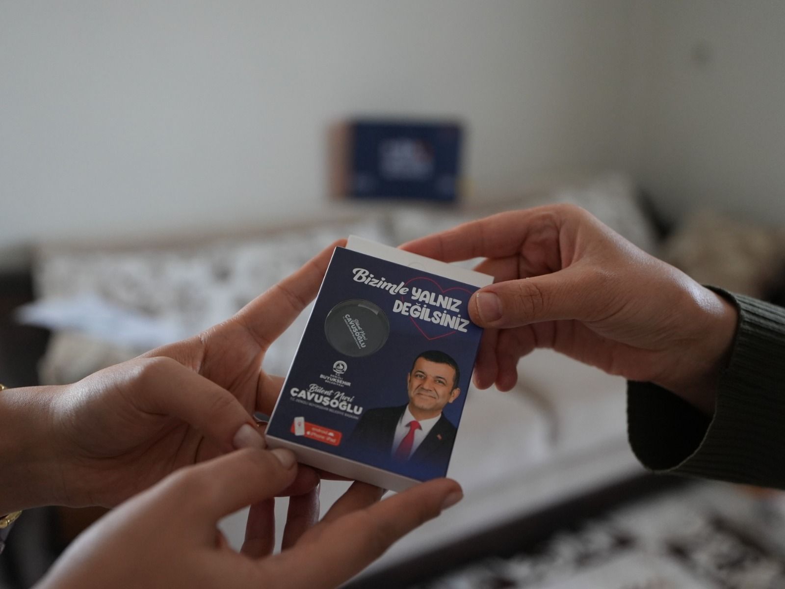 Fatma Teyze, Büyükşehir’in Takip Cihazıyla Artık Güvende (3)