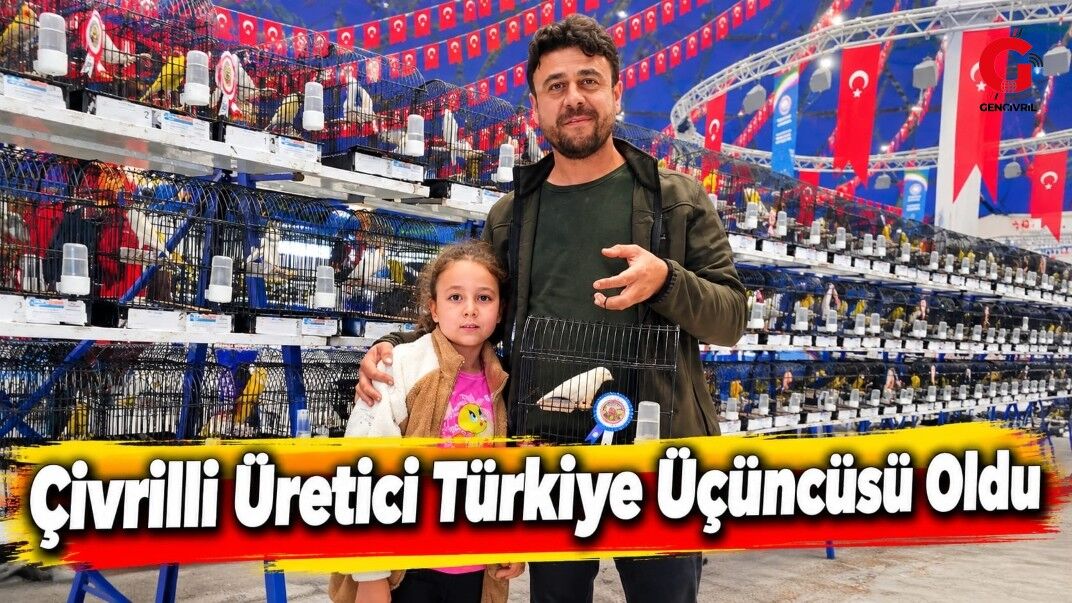 Çivrilli Kanarya Üreticisi Isparta’daki Yarışmadan Madalyayla Döndü