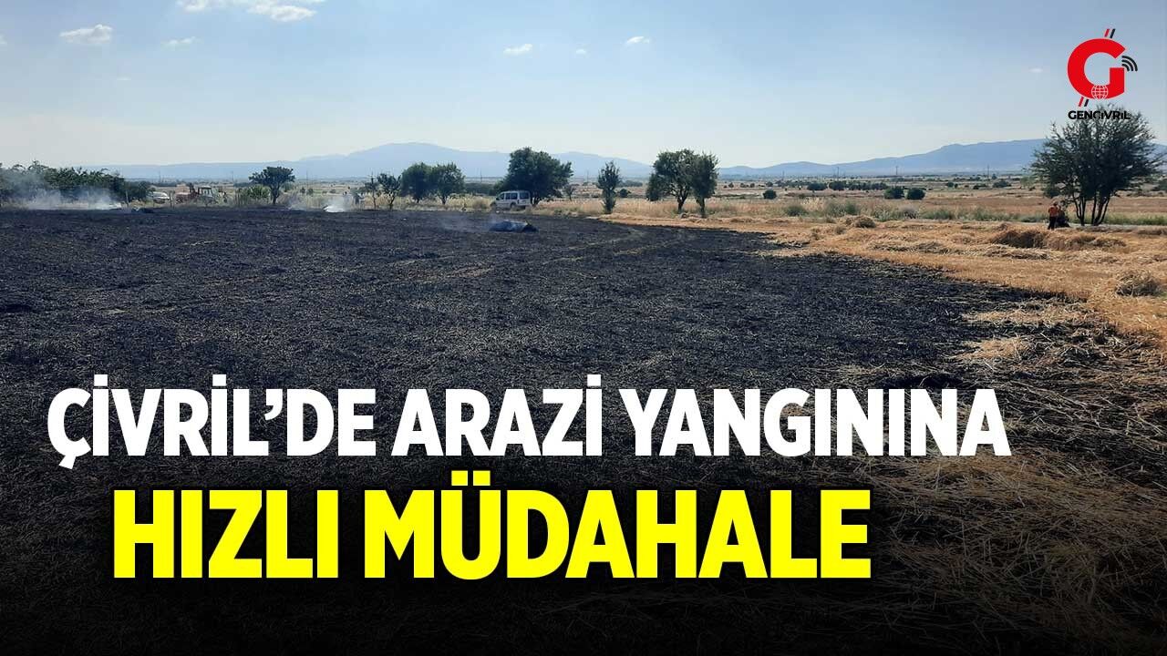 Çivril’de Arazi Yangınına Hızlı Müdahale