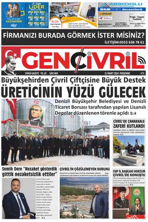 Genç Çivril Gazetesi 21 Mart 2024