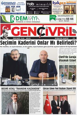 Genç Çivril Gazetesi 474. Sayı