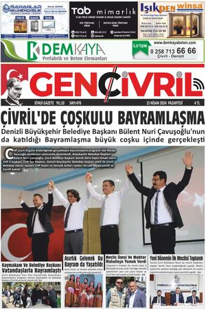 Genç Çivril Gazetesi 14 Nisan 2024