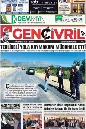 Genç Çivril Gazetesi 29 Nisan 2024