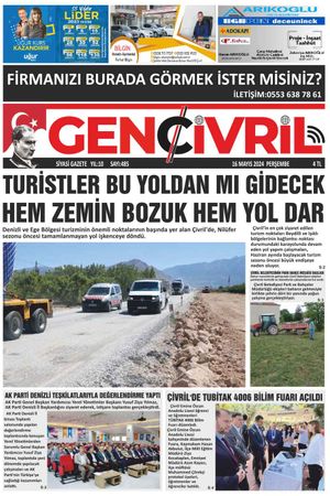 Genç Çivril Gazetesi 16 Mayıs 2024