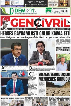 Genç Çivril Gazetesi 24 Haziran 2024