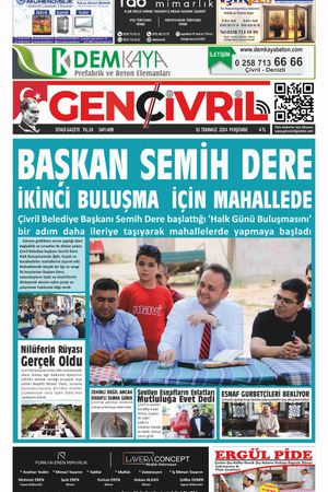 Genç Çivril Gazetesi 1 Temmuz 2024