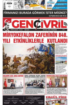 Genç Çivril Gazetesi 19 Eylül 2024