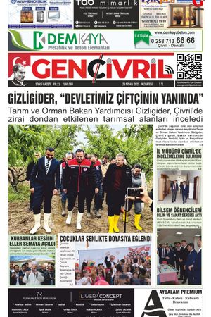Genç Çivril Gazetesi 28 Nisan 2025