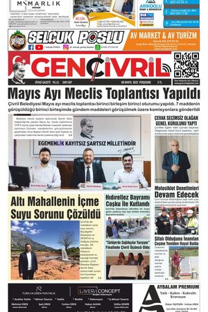 Genç Çivril Gazetesi 8 Mayıs 2025