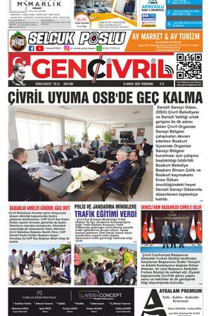 Genç Çivril Gazetesi 15 Mayıs 2025