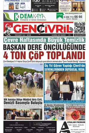 Genç Çivril Gazetesi 16 Haziran 2025