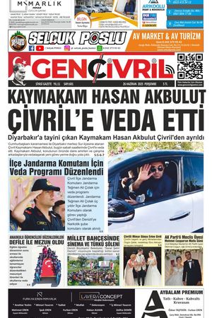Genç Çivril Gazetesi 26 Haziran 2025