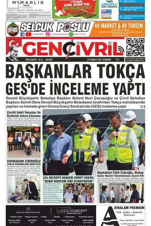 Genç Çivril Gazetesi 24 Temmuz 2025