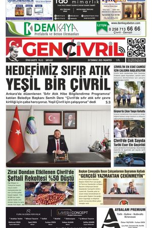 Genç Çivril Gazetesi 28 Temmuz 2025