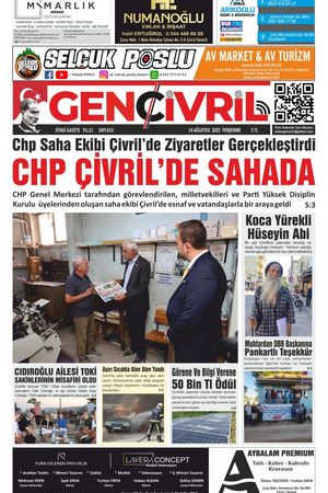 Genç Çivril Gazetesi 14 Ağustos 2025
