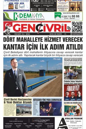 Genç Çivril Gazetesi 8 Eylül 2025