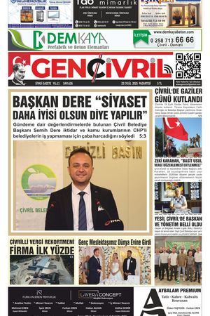 Genç Çivril Gazetesi 22 Eylül 2025