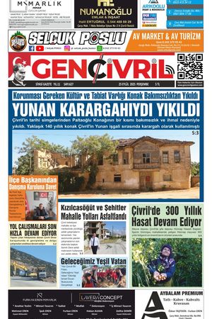 Genç Çivril Gazetesi 25 Eylül 2025