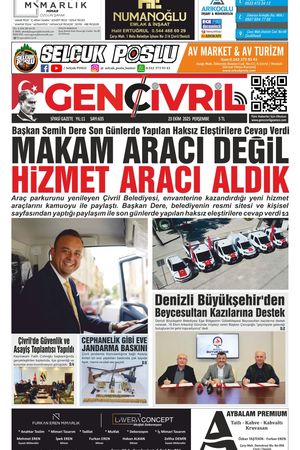 Genç Çivril Gazetesi 23 Ekim 2025