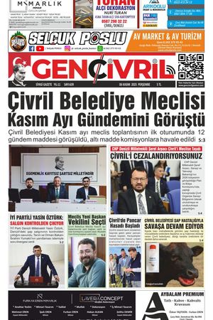 Genç Çivril Gazetesi 6 Kasım 2025
