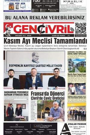 Genç Çivril Gazetesi 10 Kasım 2025