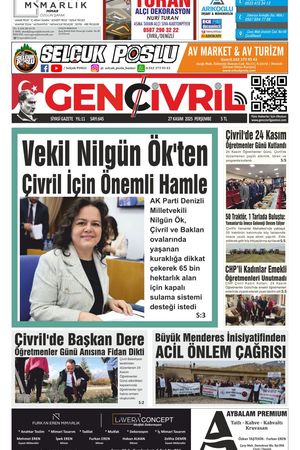 Genç Çivril Gazetesi 27 Kasım 2025