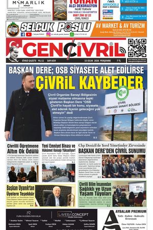 Genç Çivril Gazetesi 15 Ocak 2026