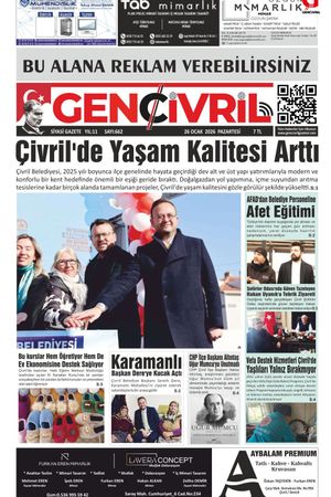 Genç Çivril Gazetesi 26 Ocak 2026