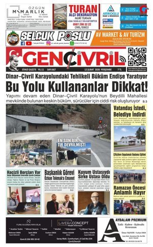 Genç Çivril Gazetesi 12 Şubat 2026