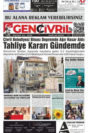 Genç Çivril Gazetesi 30 Mart 2026 (680)