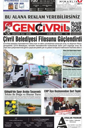 Genç Çivril Gazetesi  25 Mayıs 2026 (696)