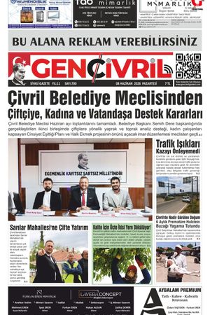 Genç Çivril Gazetesi 8 Haziran 2026 (700)