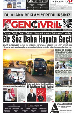 Genç Çivril Gazetesi 15 Haziran 2026 (702)